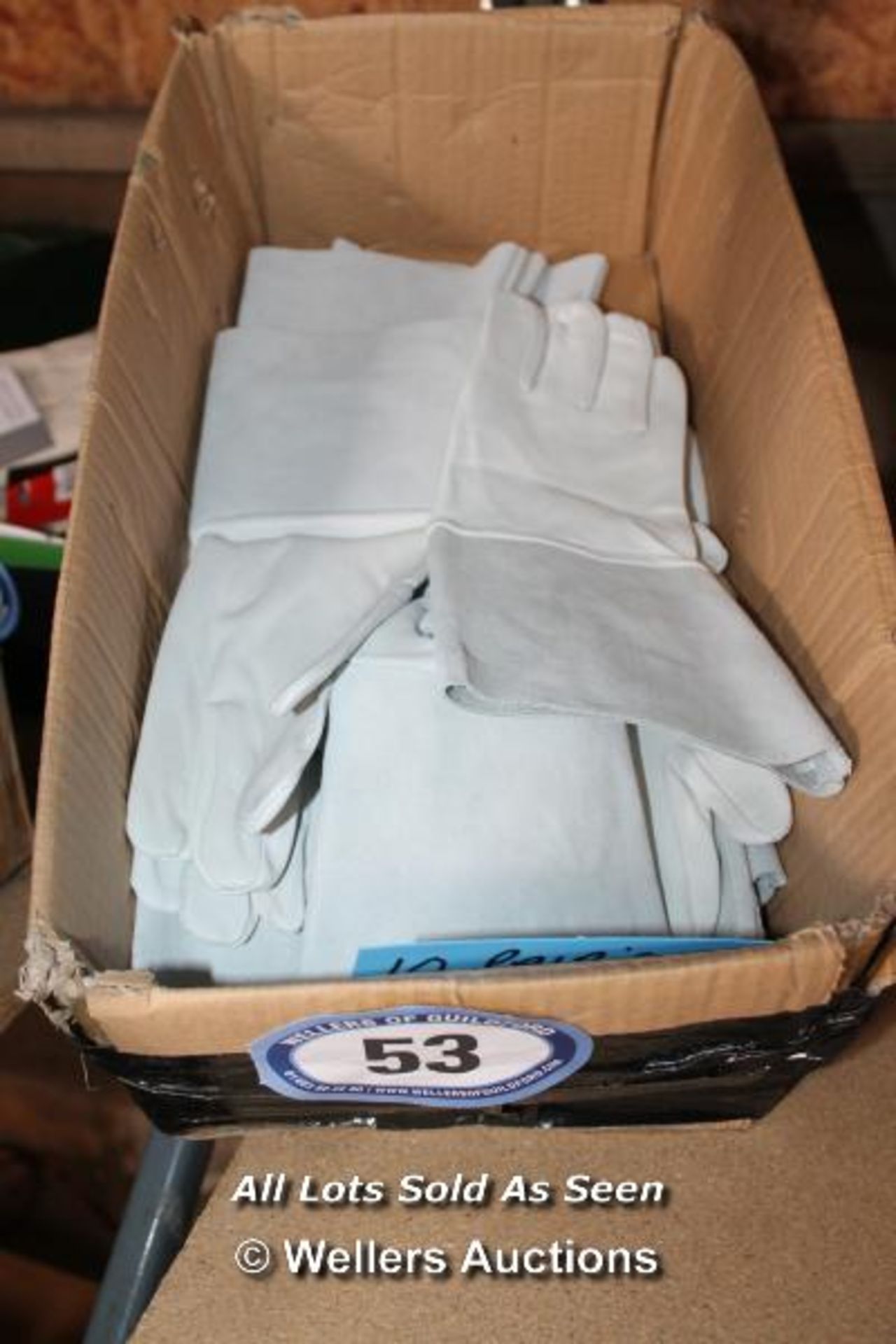 X10 PAIRS OF NEW MIG WELDING GLOVES