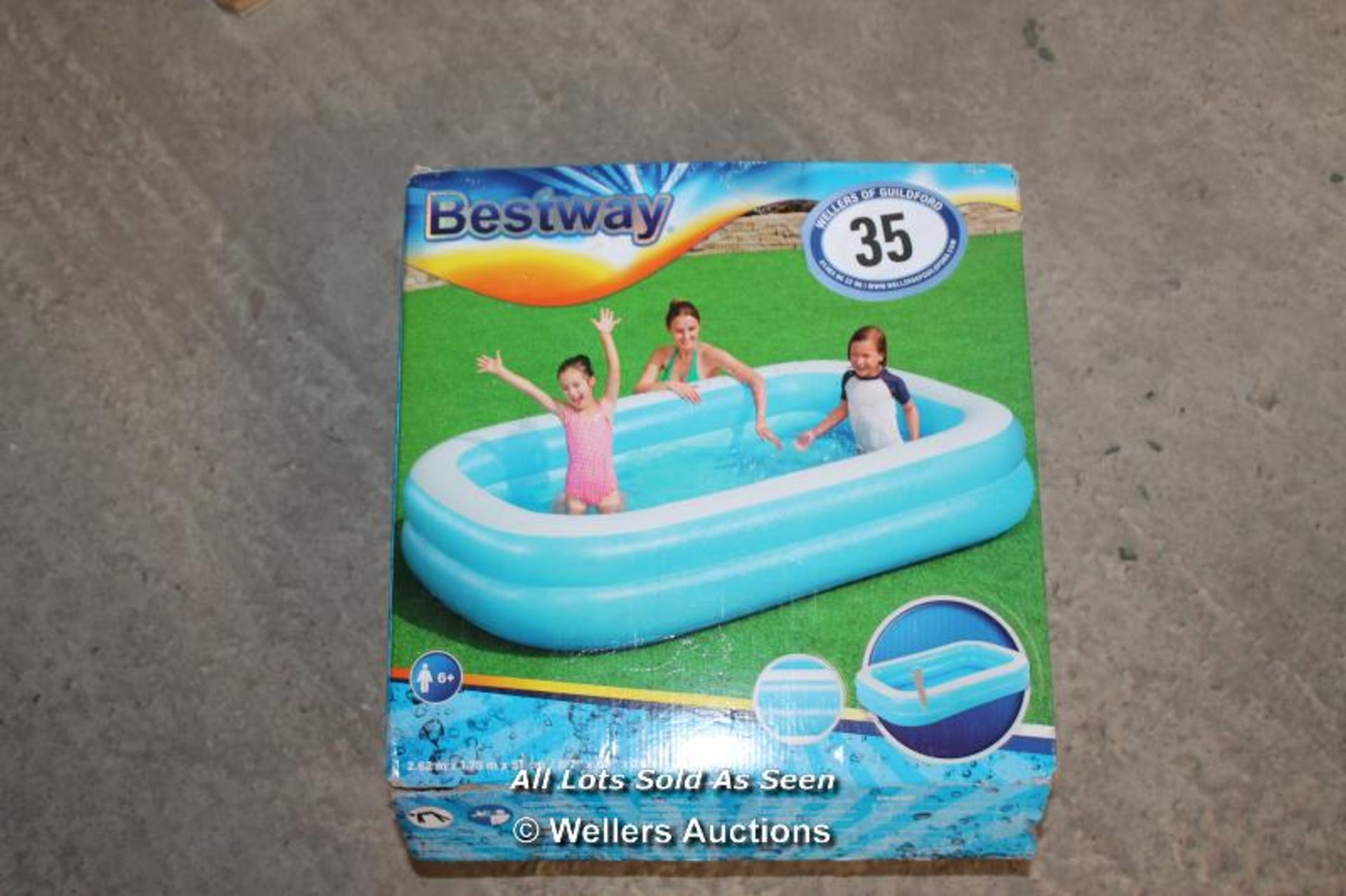 BESTWAY 2.62 METRE PADDLING POOL