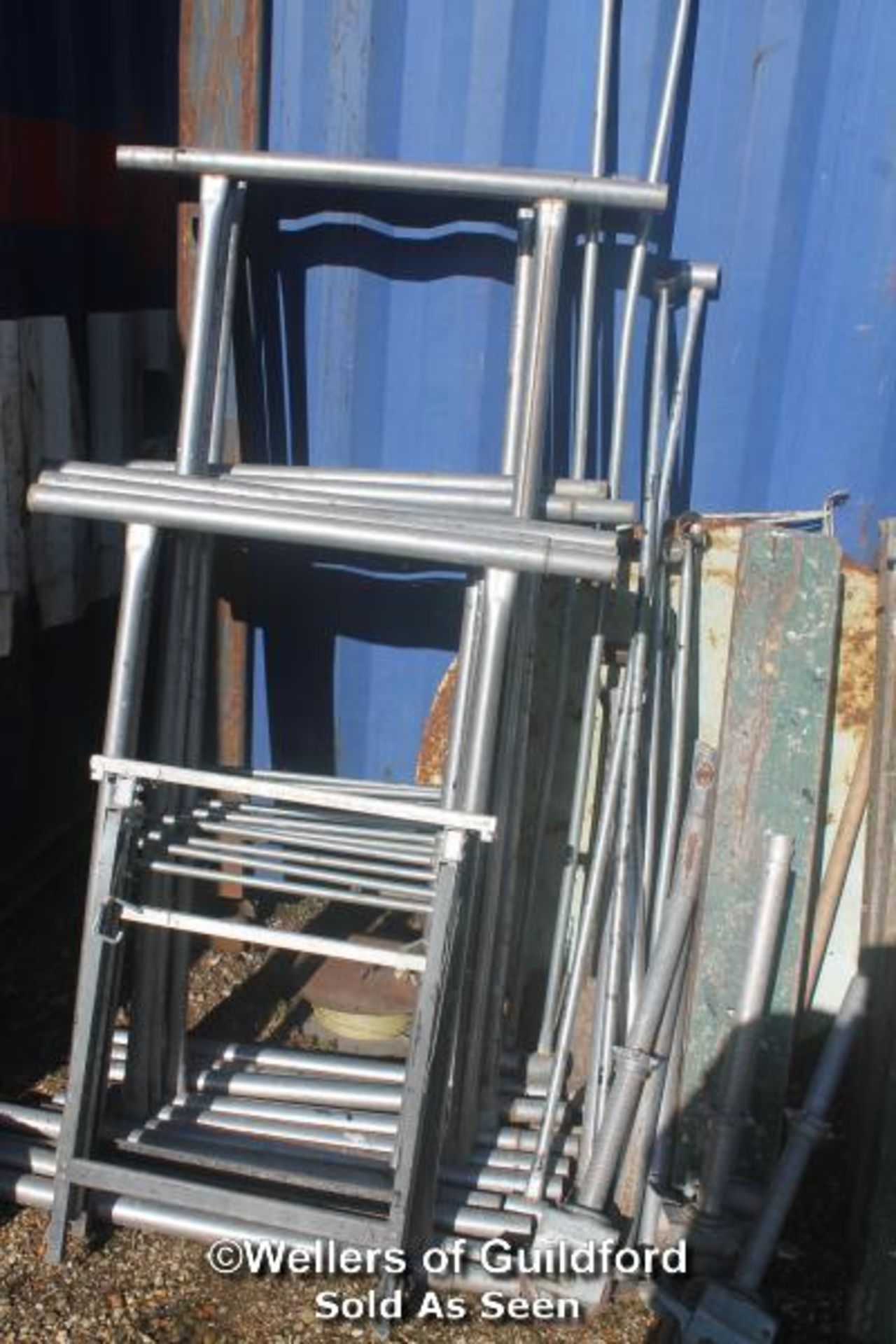 SCAFFOLD TOWER - WHEELS - AND BOARDS - Image 2 of 3