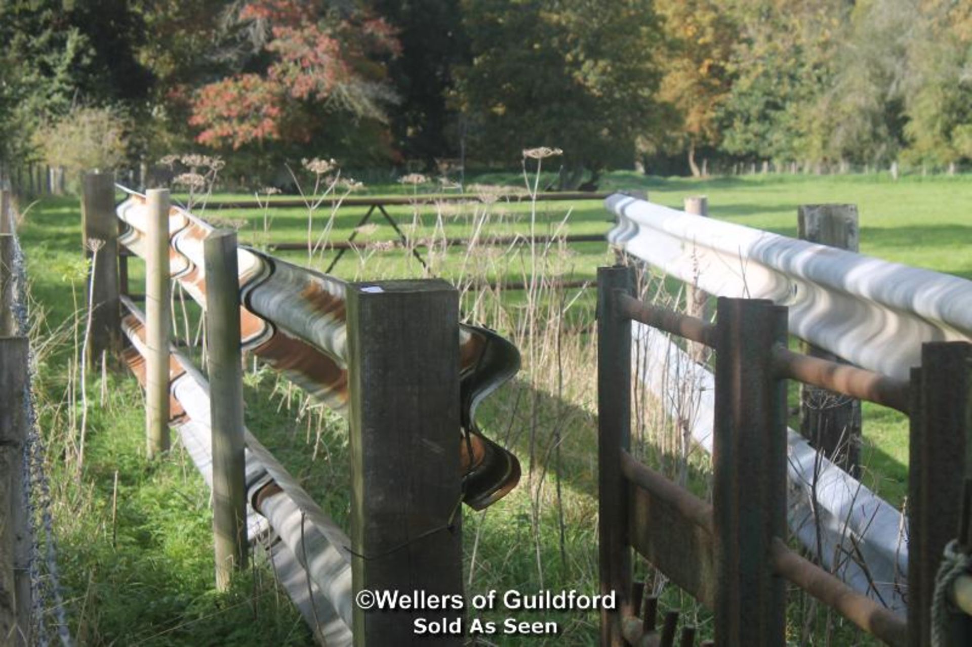 CATTLE CRUSH AND GATE (APPROX 9') - BUYER TO DISMANTLE - LOCATED IN FIELD - Image 5 of 5