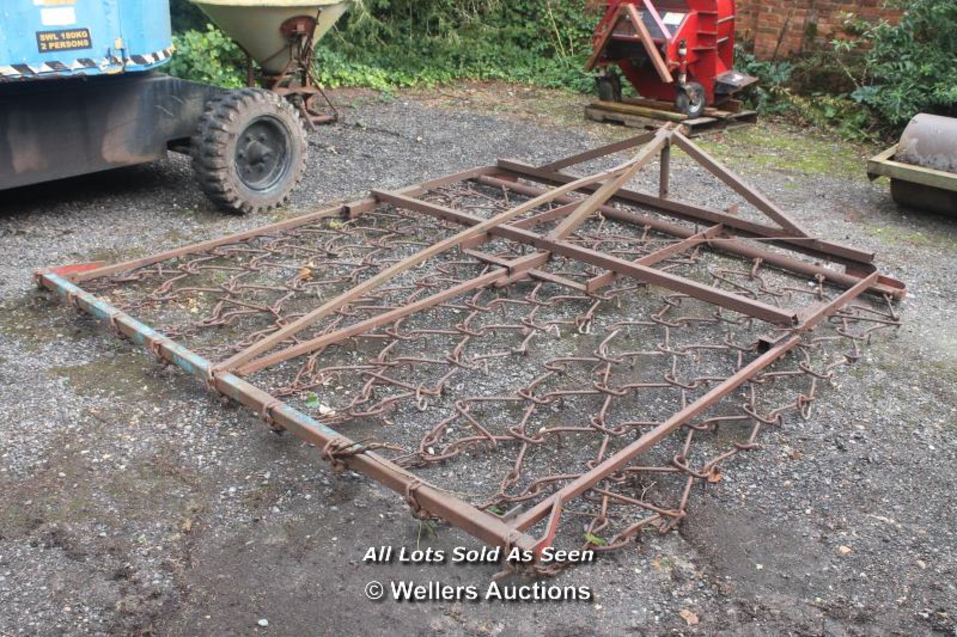 CHAIN HARROWS - APPROX 9 FT