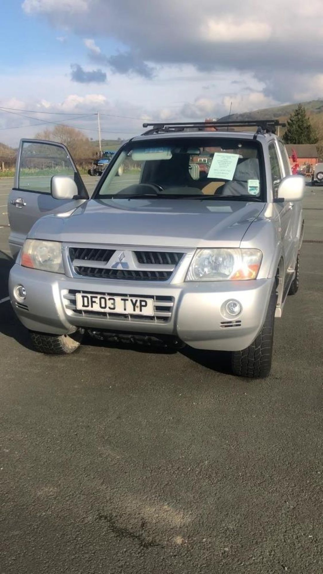 2003 COMMERCIAL MITSUBISHI SHOGUN SILVER REG DF03TYP, 77203 MILES - Image 8 of 10