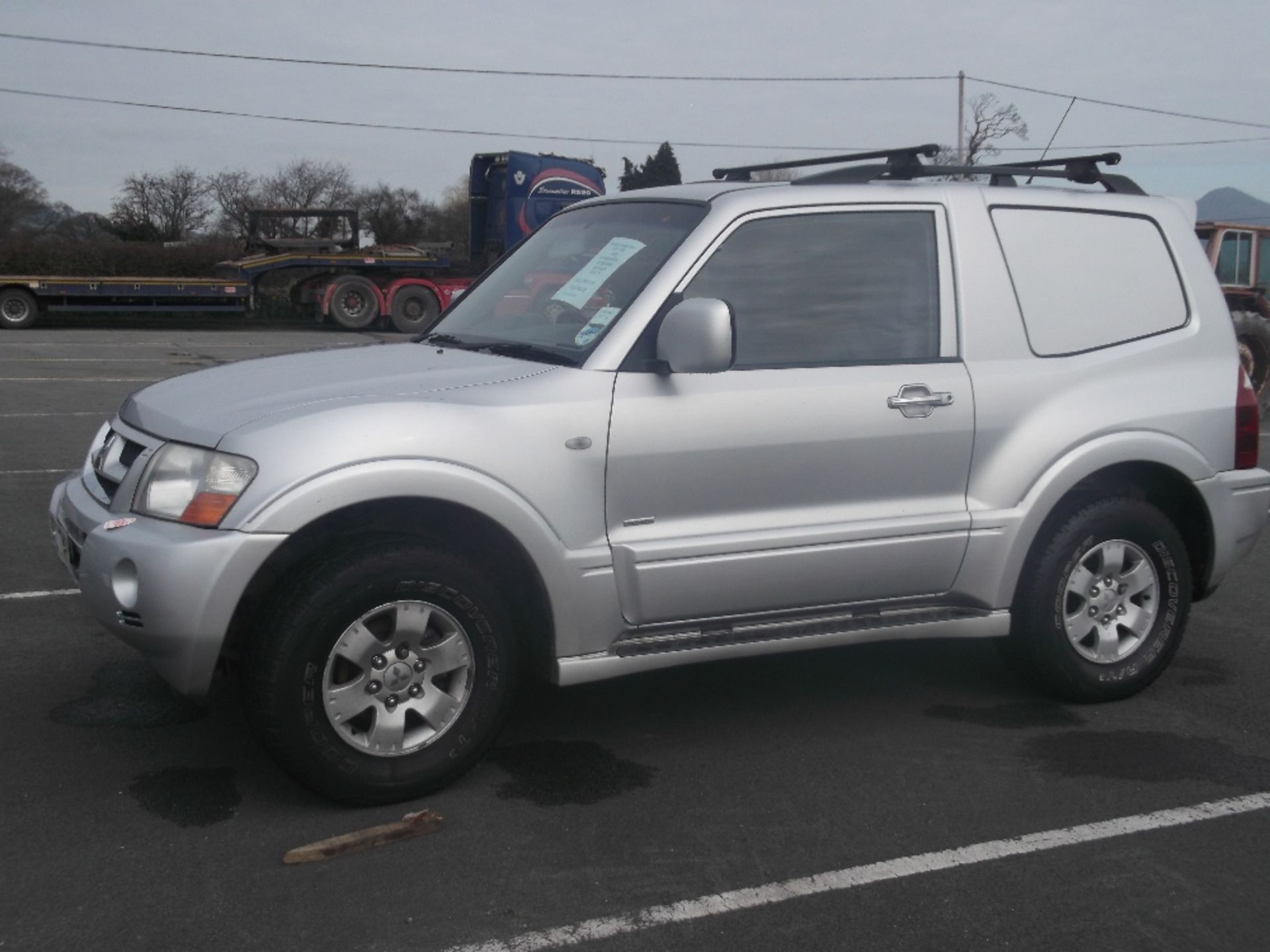 2003 COMMERCIAL MITSUBISHI SHOGUN SILVER REG DF03TYP, 77203 MILES - Image 3 of 10