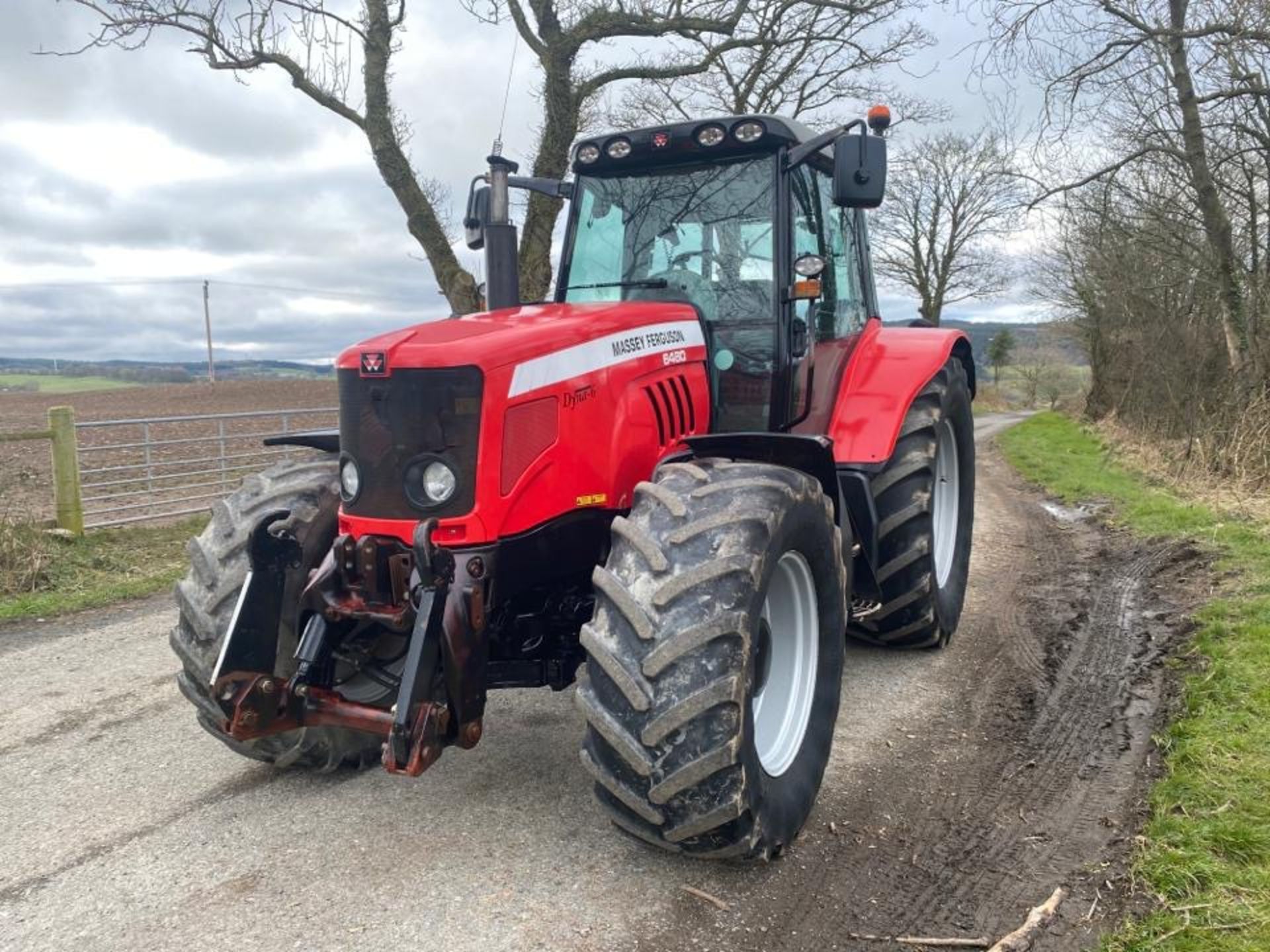 2007 MASSEY FERGUSON 6480 4WD TRACTOR 5000 HRS, FRONT LINKAGE, 50K BOX - Image 7 of 8