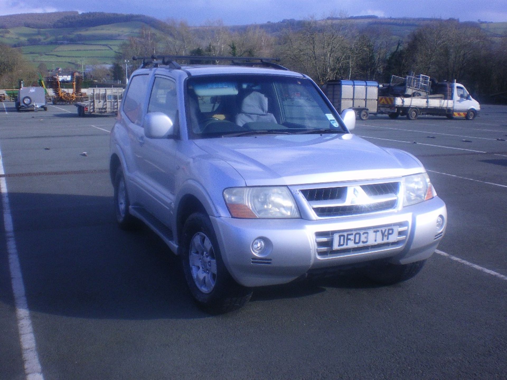 2003 COMMERCIAL MITSUBISHI SHOGUN SILVER REG DF03TYP, 77203 MILES - Image 2 of 10