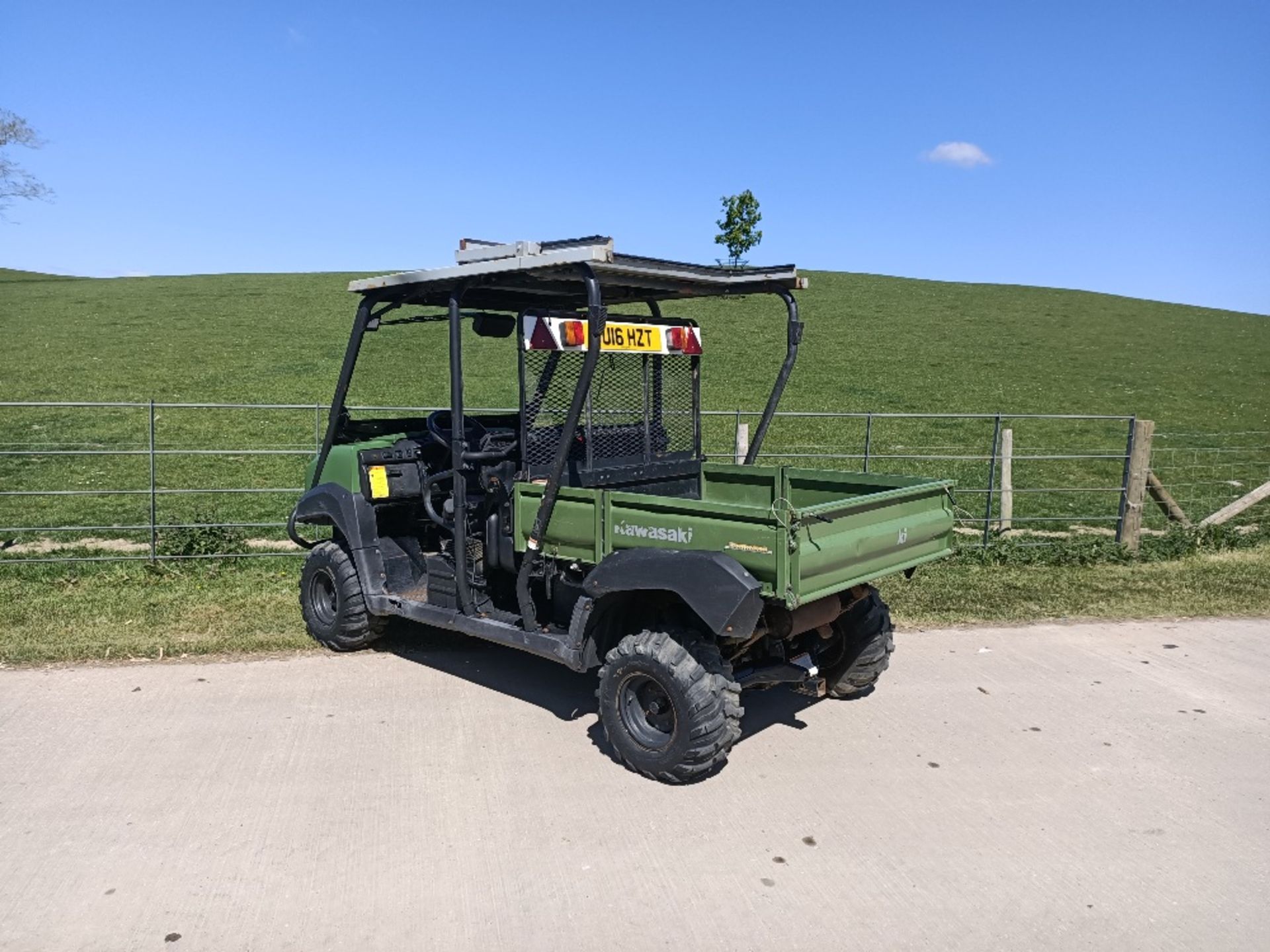 KAWASAKI 4010 MULE RED DU16 HZT 2385 HOURS