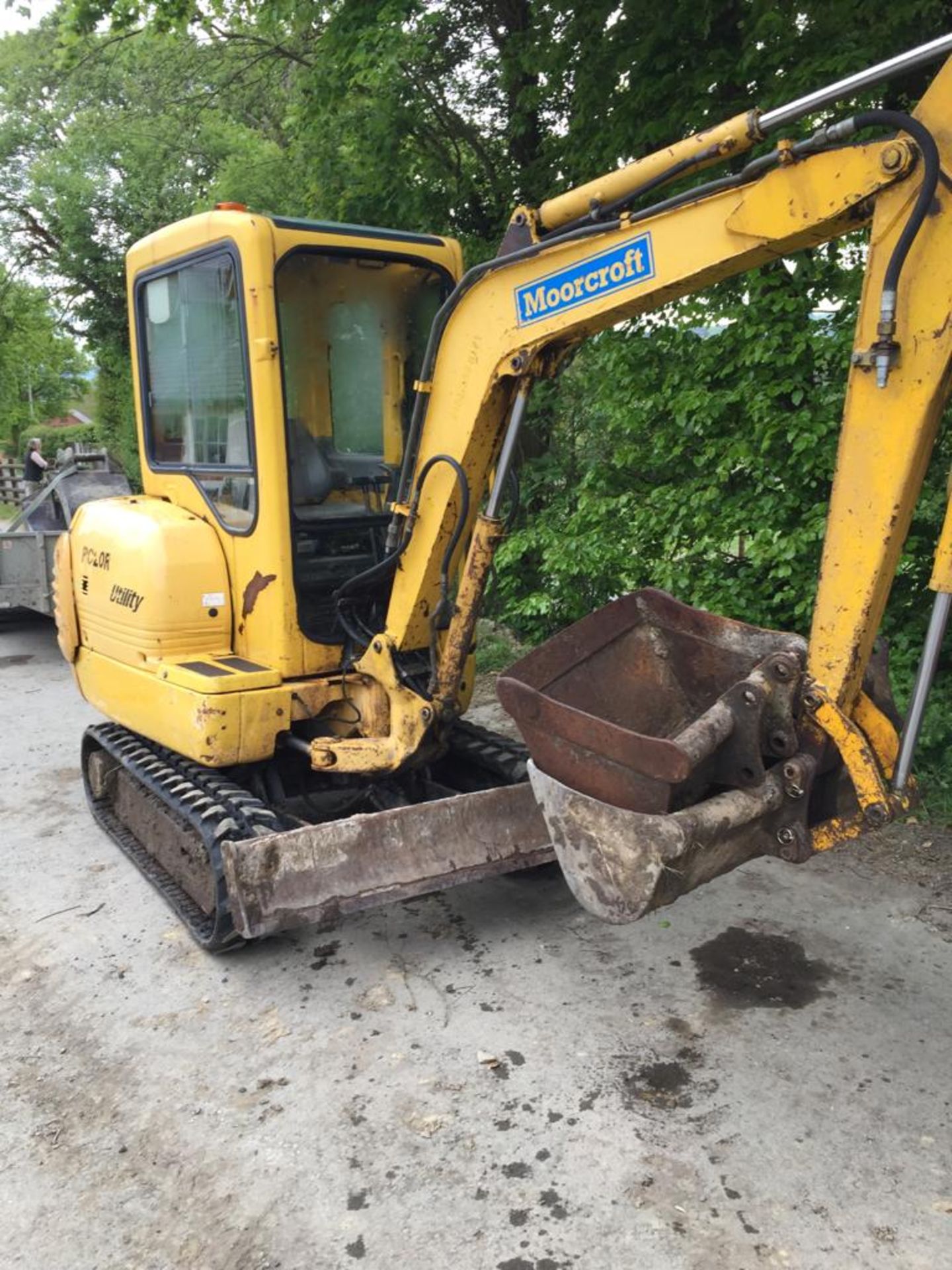 2001 KOMATSU PC20 R-8 2 TONNE MINI DIGGER WITH 3 BUCKETS - Image 8 of 9