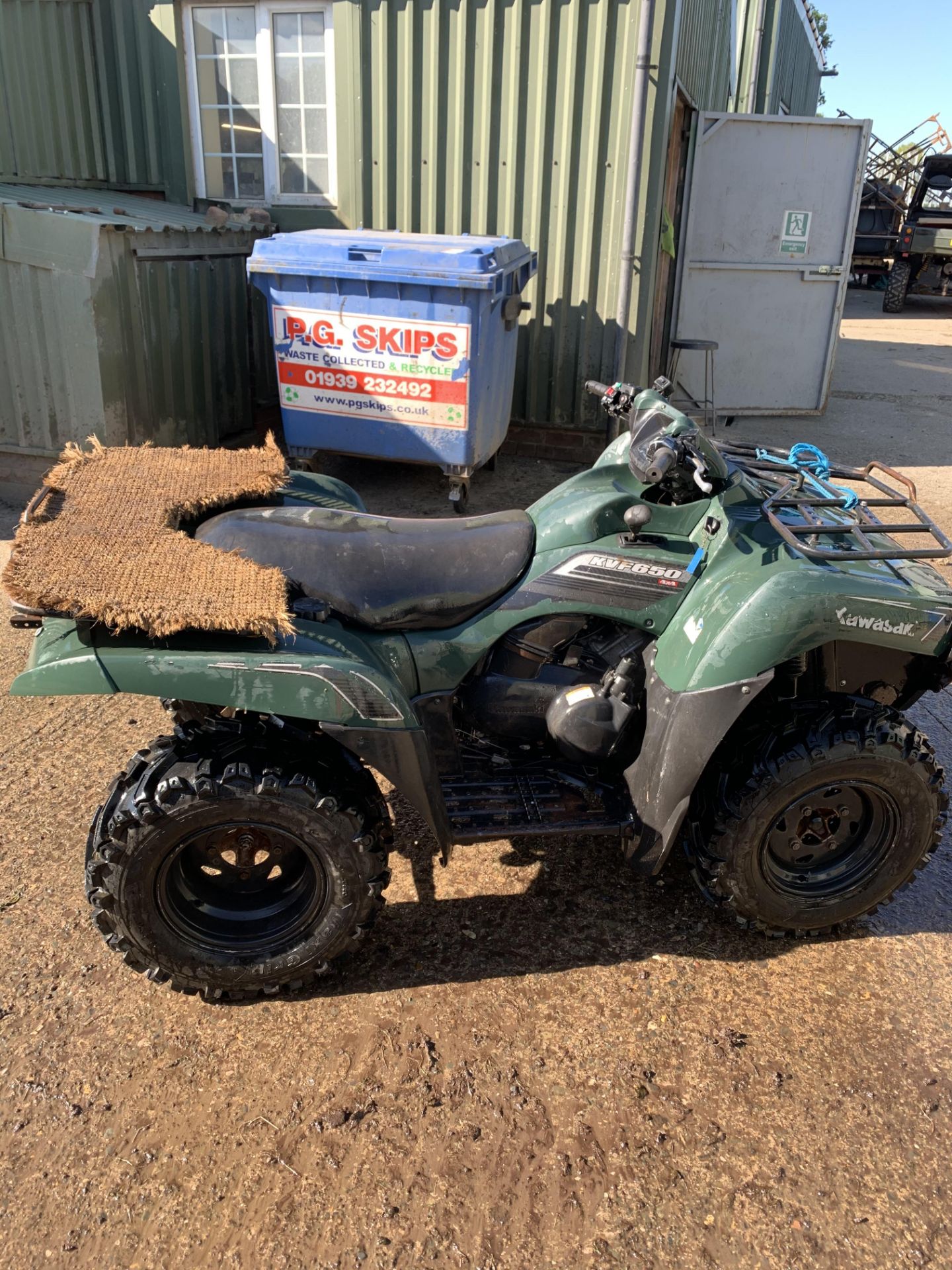 KAWASAKI 650 4WD QUAD BIKE - Image 3 of 9