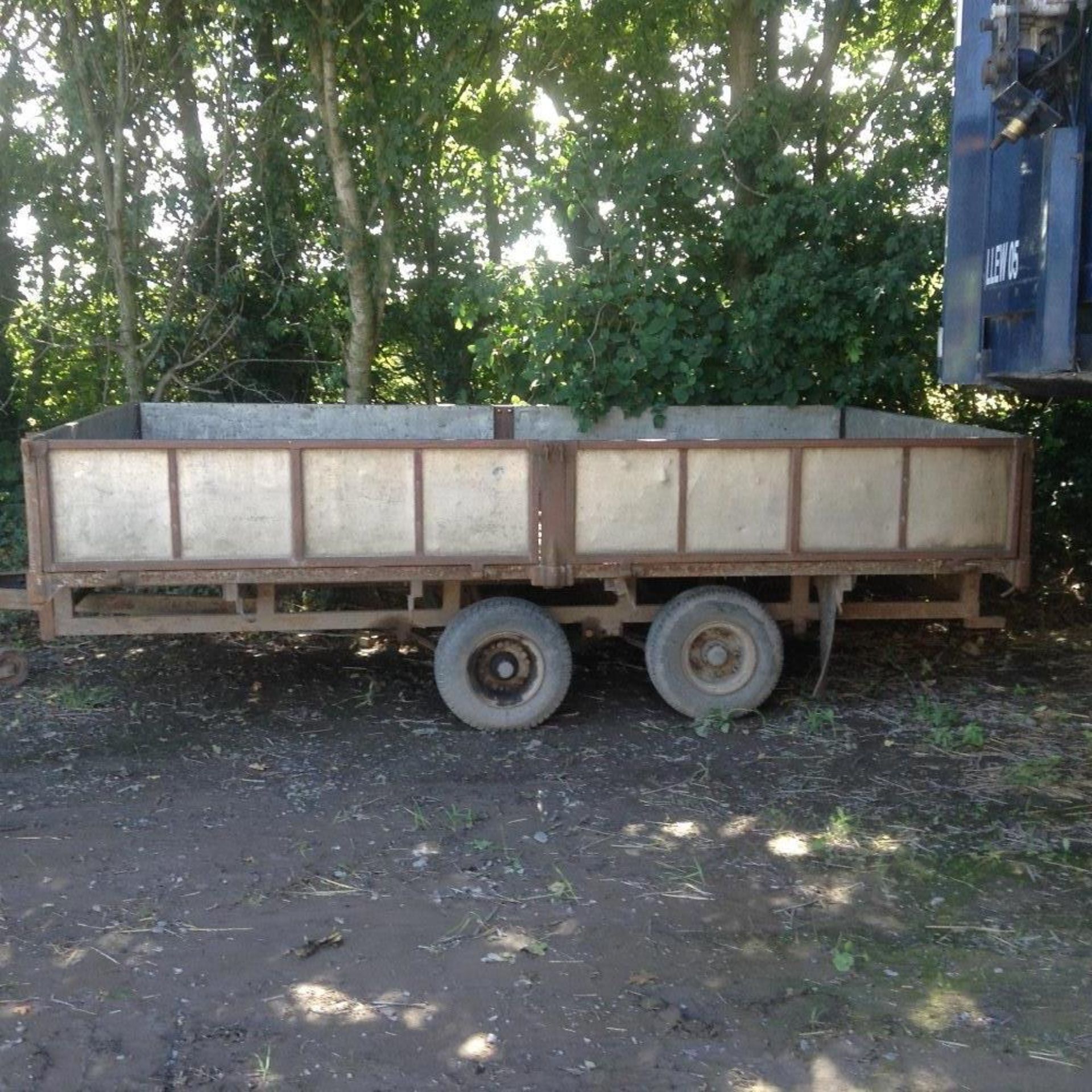 IFOR WILLIAMS 12' FLAT TRAILER W/SIDES - Image 5 of 5