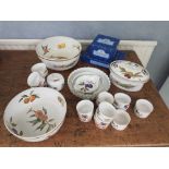 Royal Worcester Evesham/Pershore ware bowls dishes etc some boxed aprox 24 items