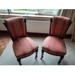 A pair of William IV dining chairs