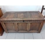 An Oak 18th century coffer