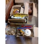 A part Grindleys dinner service and ten boxes of remaining household china etc