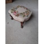 Early Victorian Rosewood footstool