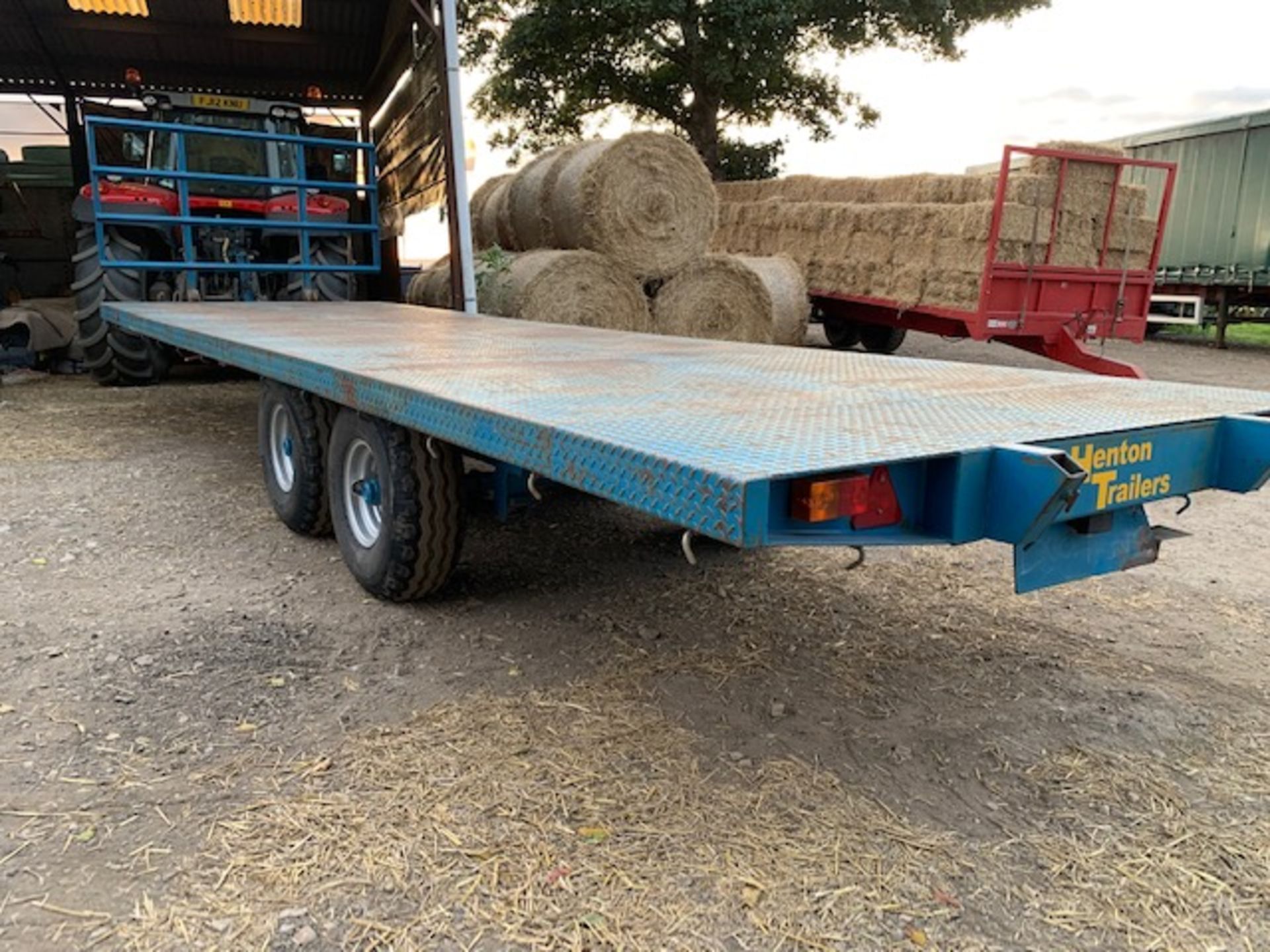 HEWTON (2011) 27FT 10 TON BALE TRAILER. FRONT LADDER - Image 3 of 4