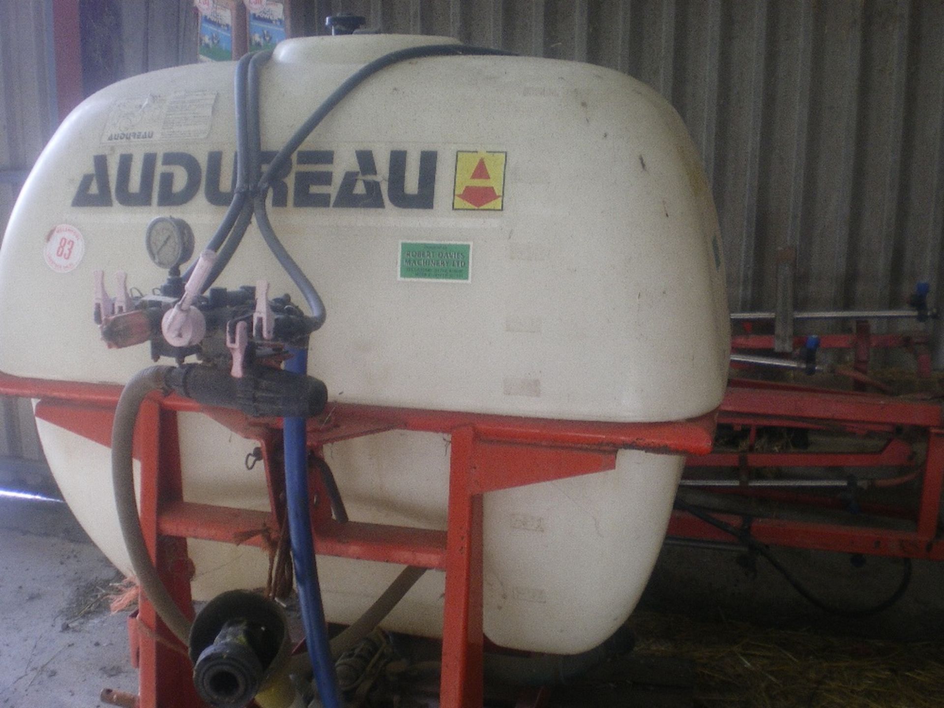 1991 WESTMAC AUDUREAU 800 ltr SPRAYER - Image 2 of 3