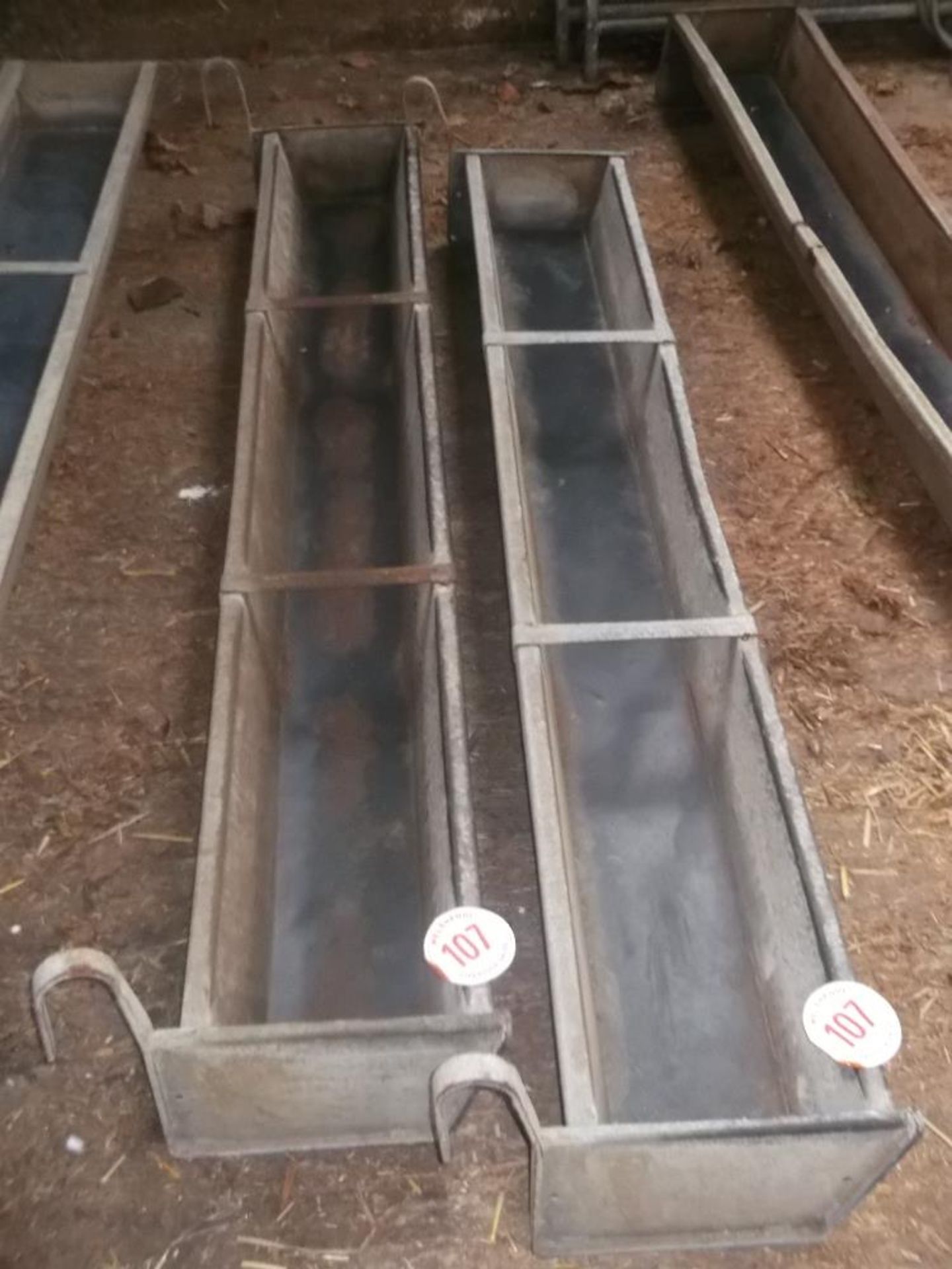 2 X 6' HANG ON TROUGHS