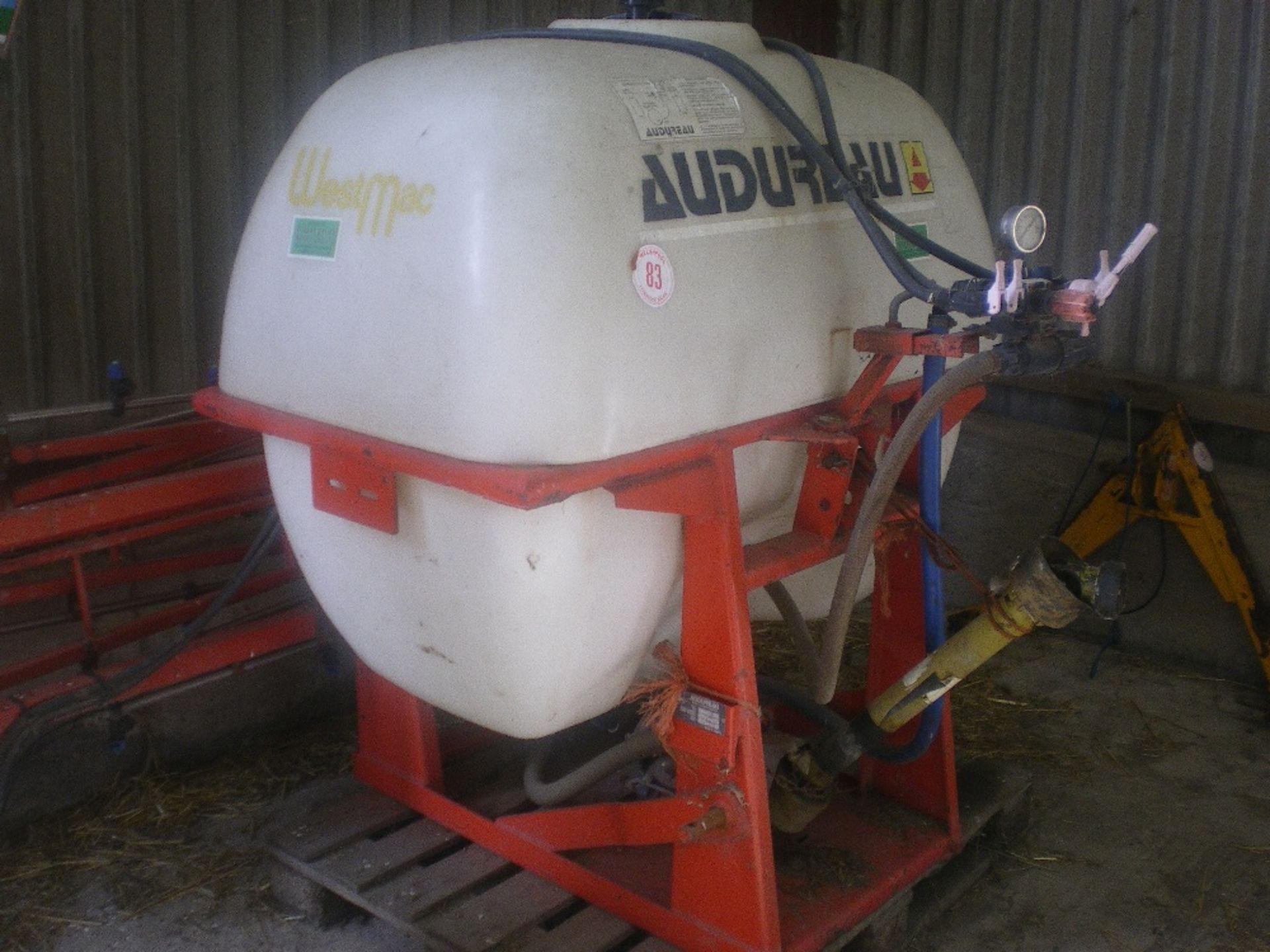 1991 WESTMAC AUDUREAU 800 ltr SPRAYER