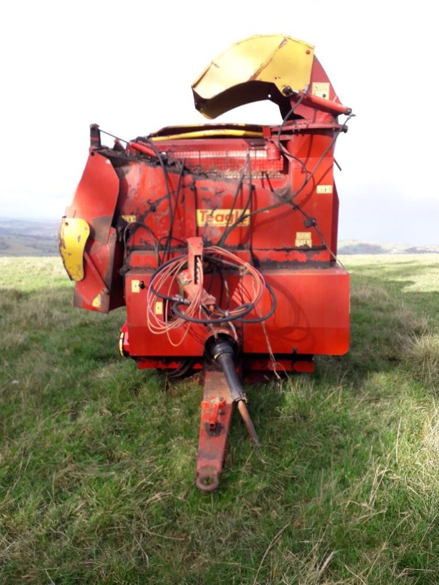 TRAILED TEAGLE STRAW CHOPPER. - Image 2 of 2