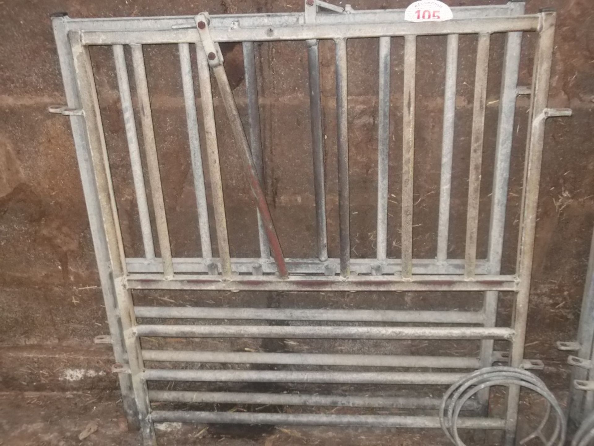 2 SMALLER CALF FEEDING FRONTS + HOLDERS