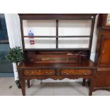 A late 18th/early 19th century oak dresser good colour 19"x60" x 67"