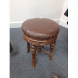 A Victorian Piano stool