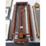 A Mahogany folding Artists easel.