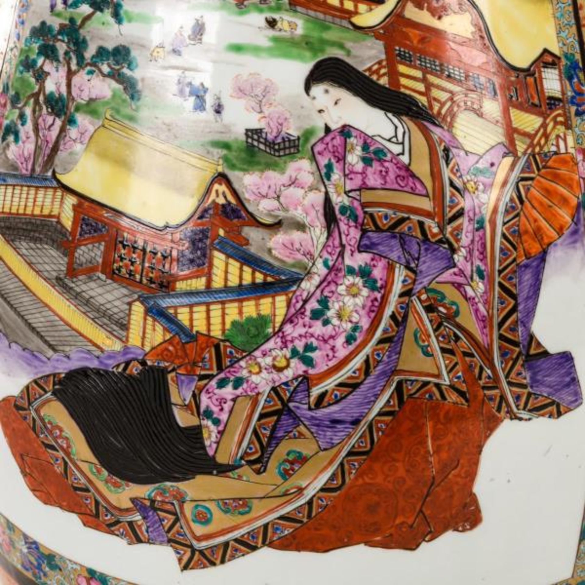 Große Imari-Vase - Bild 11 aus 11