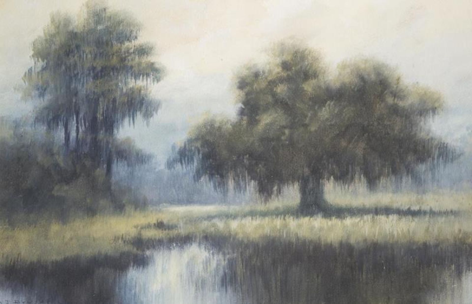 DRYSDALE, Alexander John (1870 Marietta - 1934 New Orleans). Stimmungsvolle Landschaft.