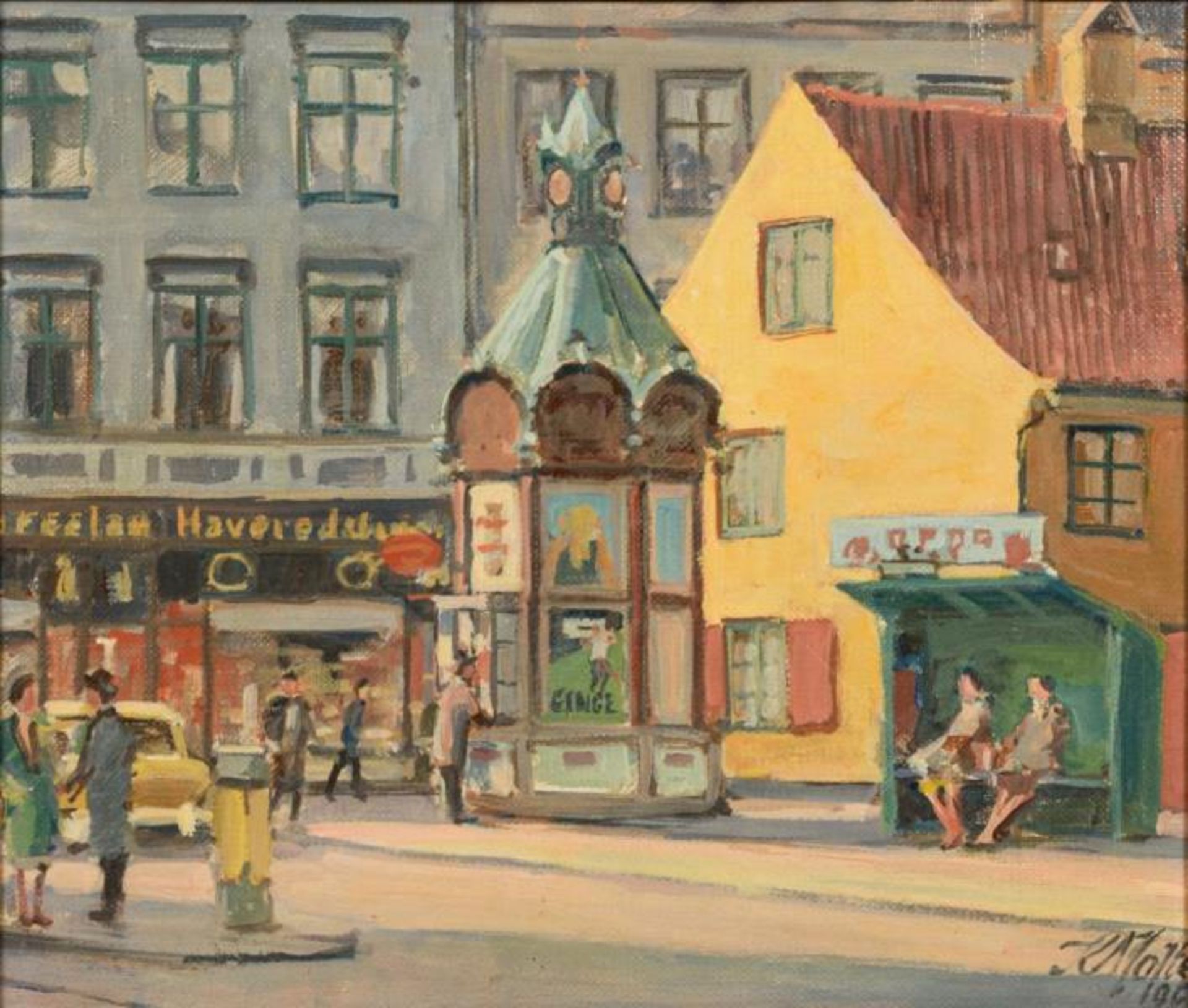 MOLTER, Kaj Axel Jørgen (1903 Kopenhagen - 1977). Zwei Stadtansichten Kopenhagen. - Bild 4 aus 5