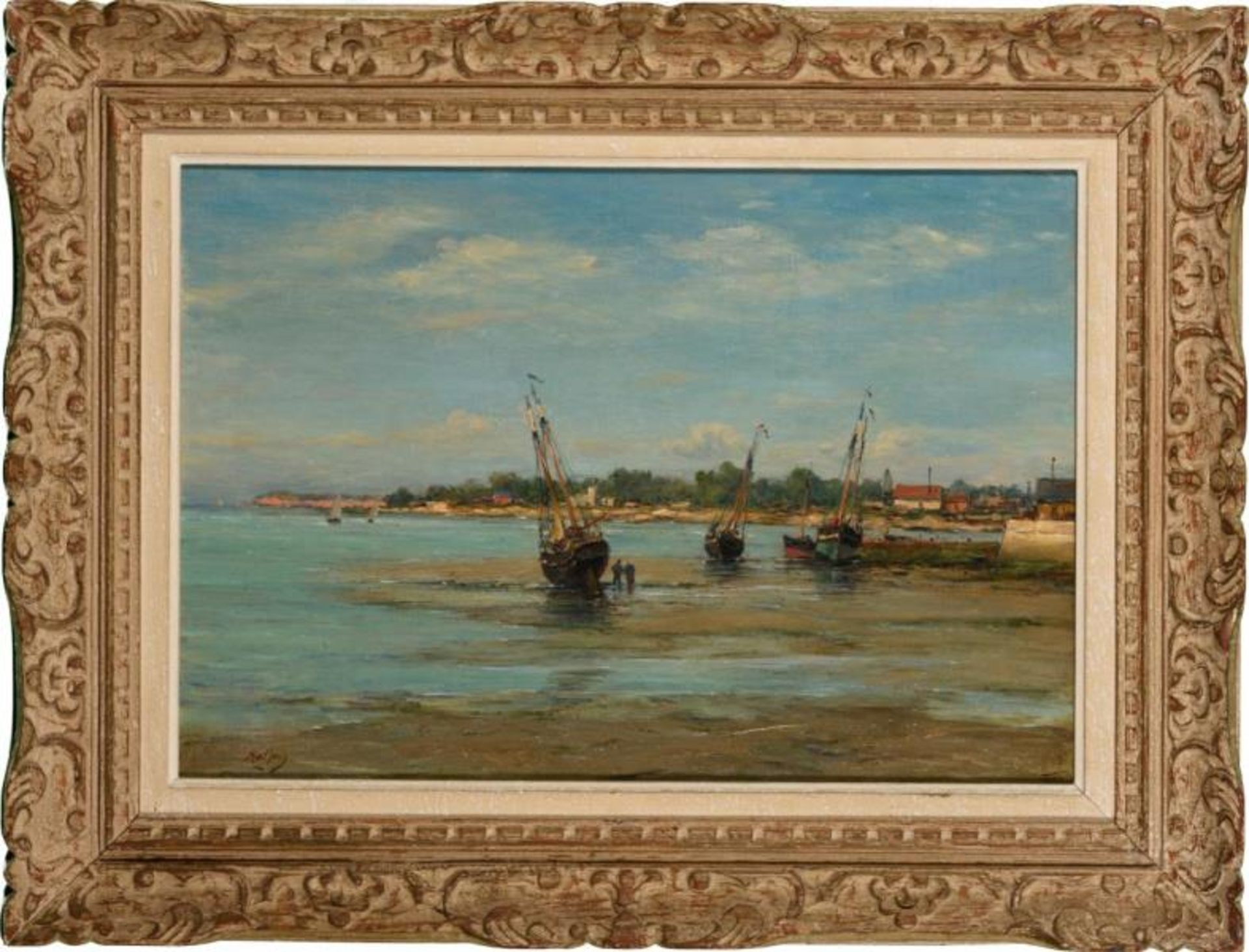 MALFROY-SAVIGNY, Henri de (1895 Martigues - 1942). Schiffe an der Küste. - Bild 4 aus 5