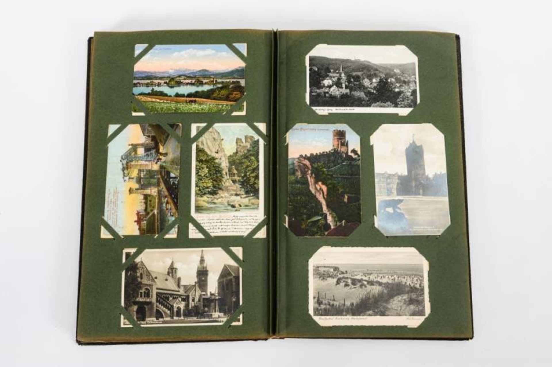 Postkartenalbum mit ca. 288 Karten, nur Deutschland