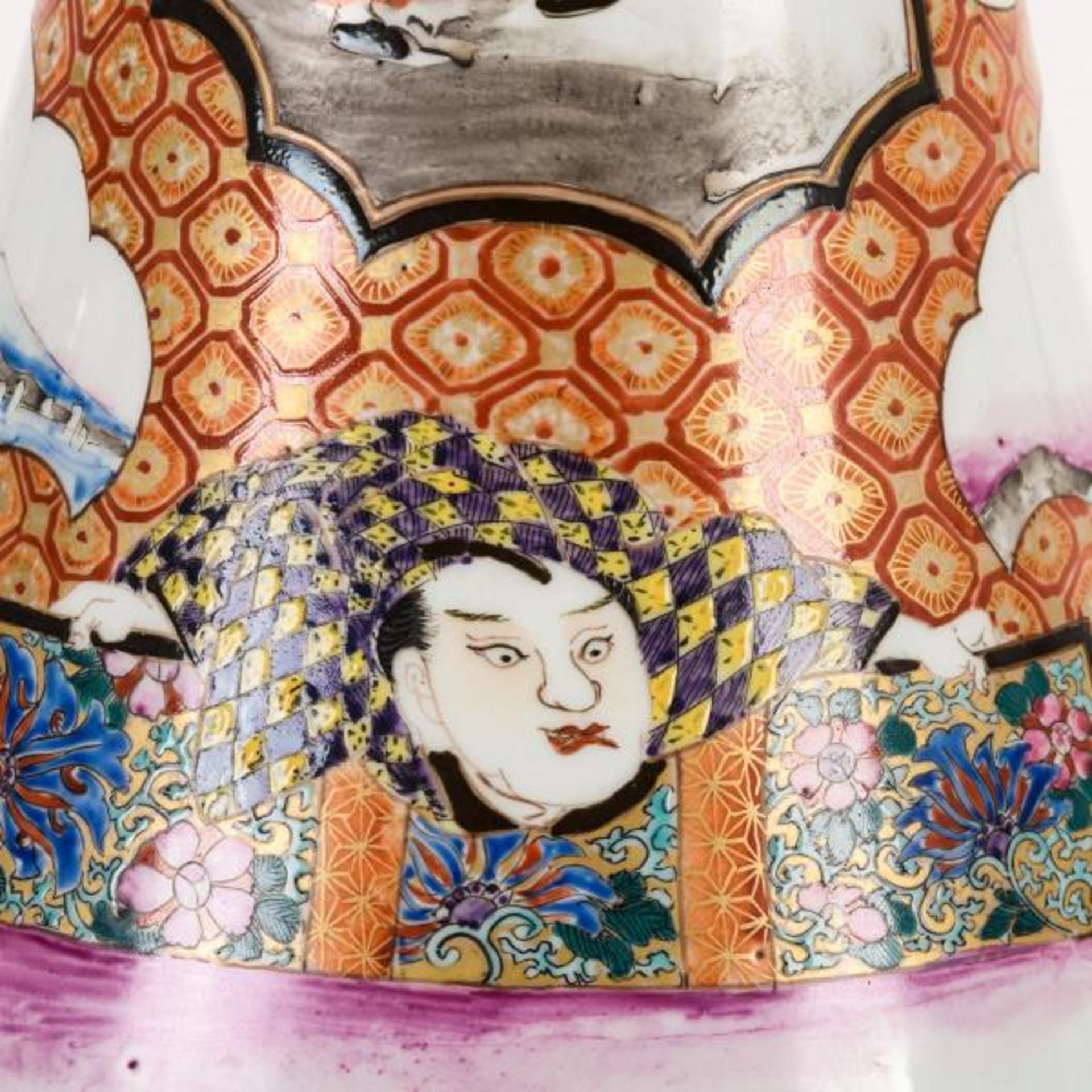 Große Imari-Vase - Bild 3 aus 11