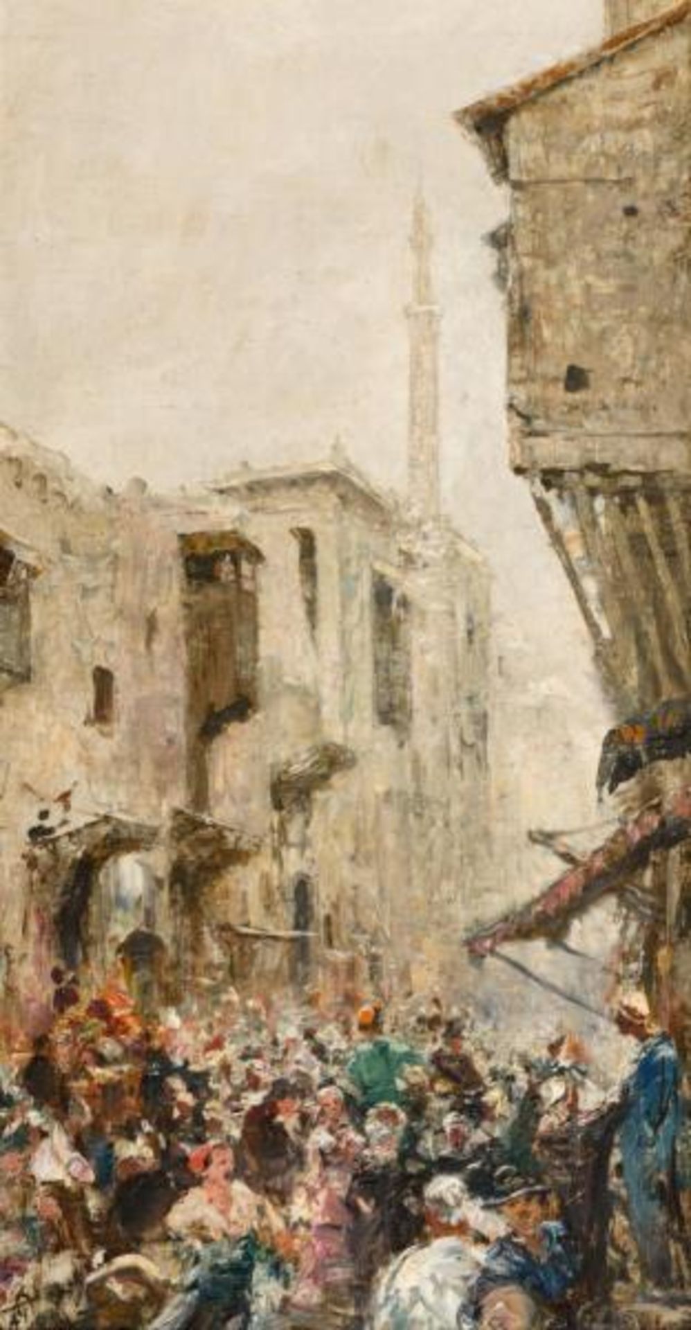 POSSART, Felix (1837 Berlin - 1928 ebd.). Straße in Cairo. - Bild 3 aus 5