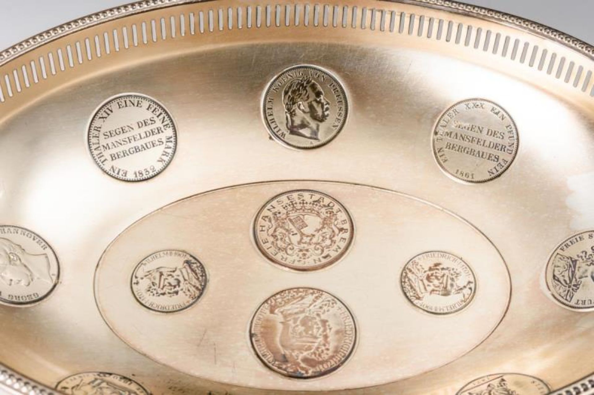 Münzschale mit preußischen Münzen - Bild 2 aus 3
