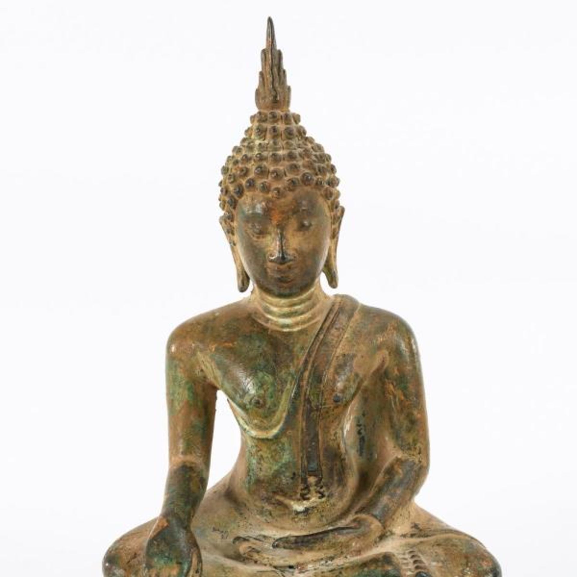 Buddha mit Gestus der Erdberührung - Bild 4 aus 4