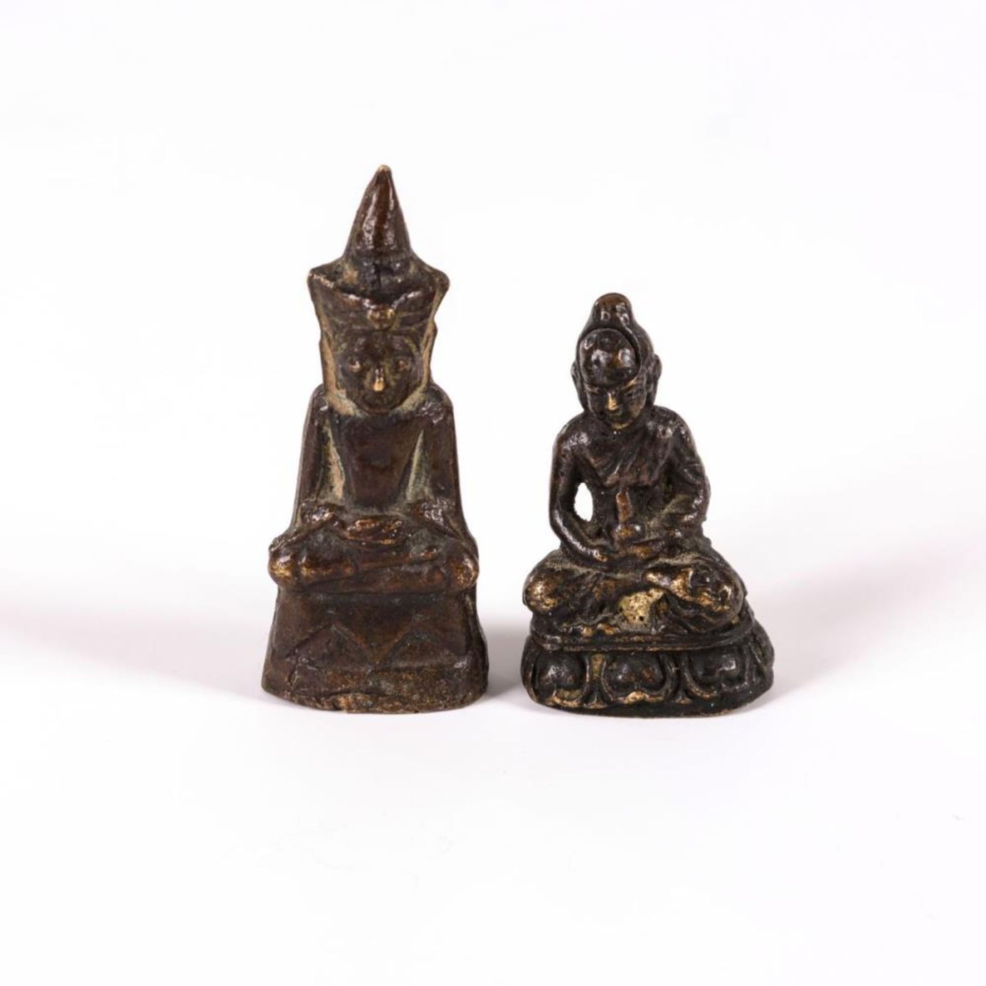 2 Miniatur-Buddhas
