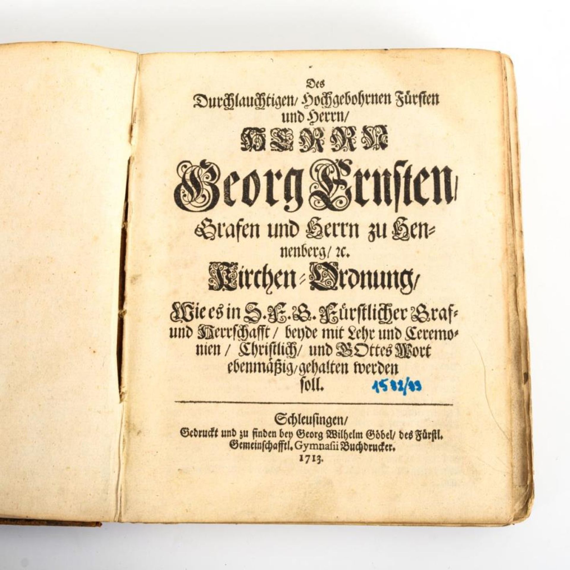 Kirchen-Ordnung und Handschrift, in einem Band