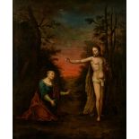 Deutscher Maler 1. H. 18. Jh.: Noli me tangere