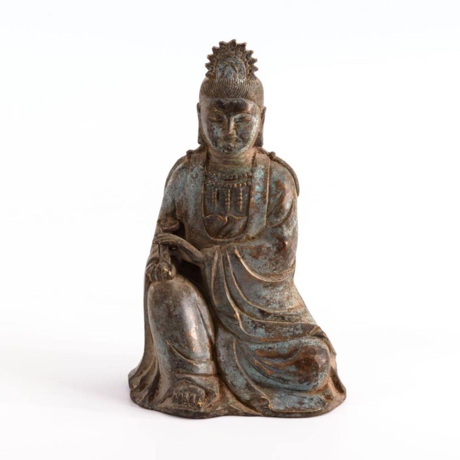 Guanyin mit Ruyi-Zepter