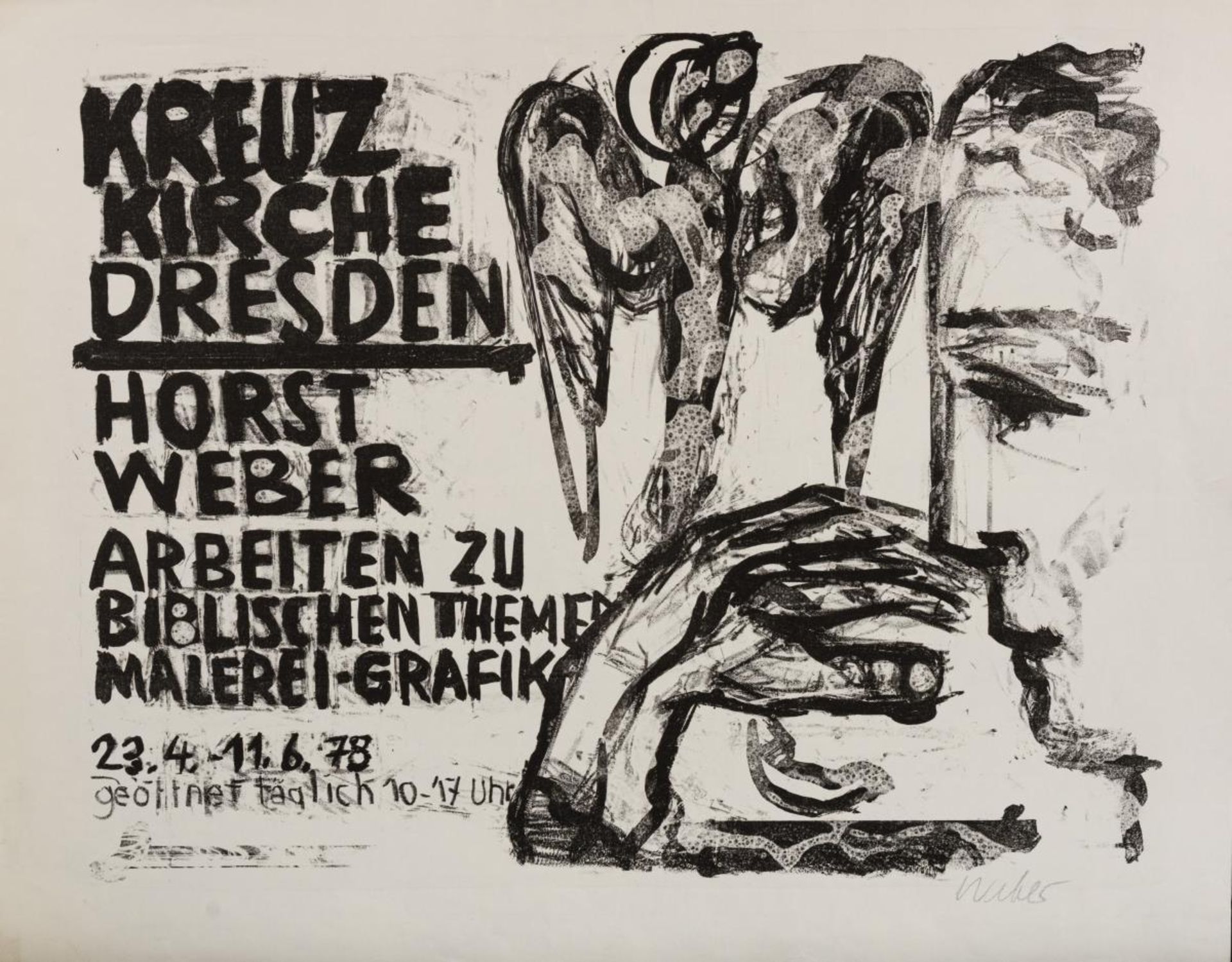 17 Ausstellungsplakate Dresden von K&#252;nstlern der DDR - Bild 5 aus 17