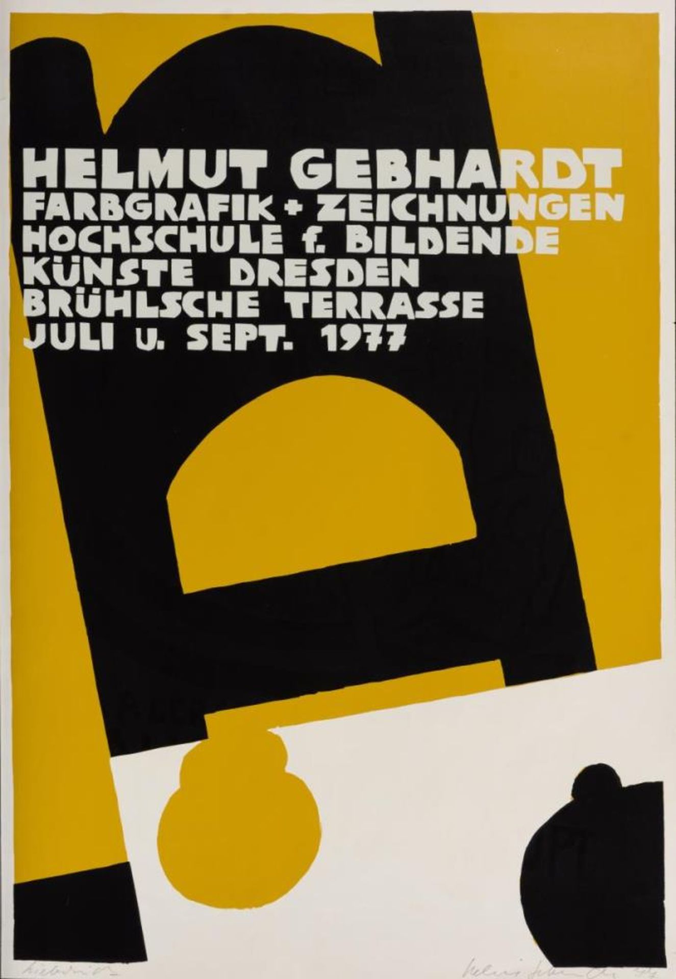 17 Ausstellungsplakate Dresden von K&#252;nstlern der DDR