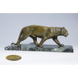 Art D&#233;co-Tierfigur: Panther