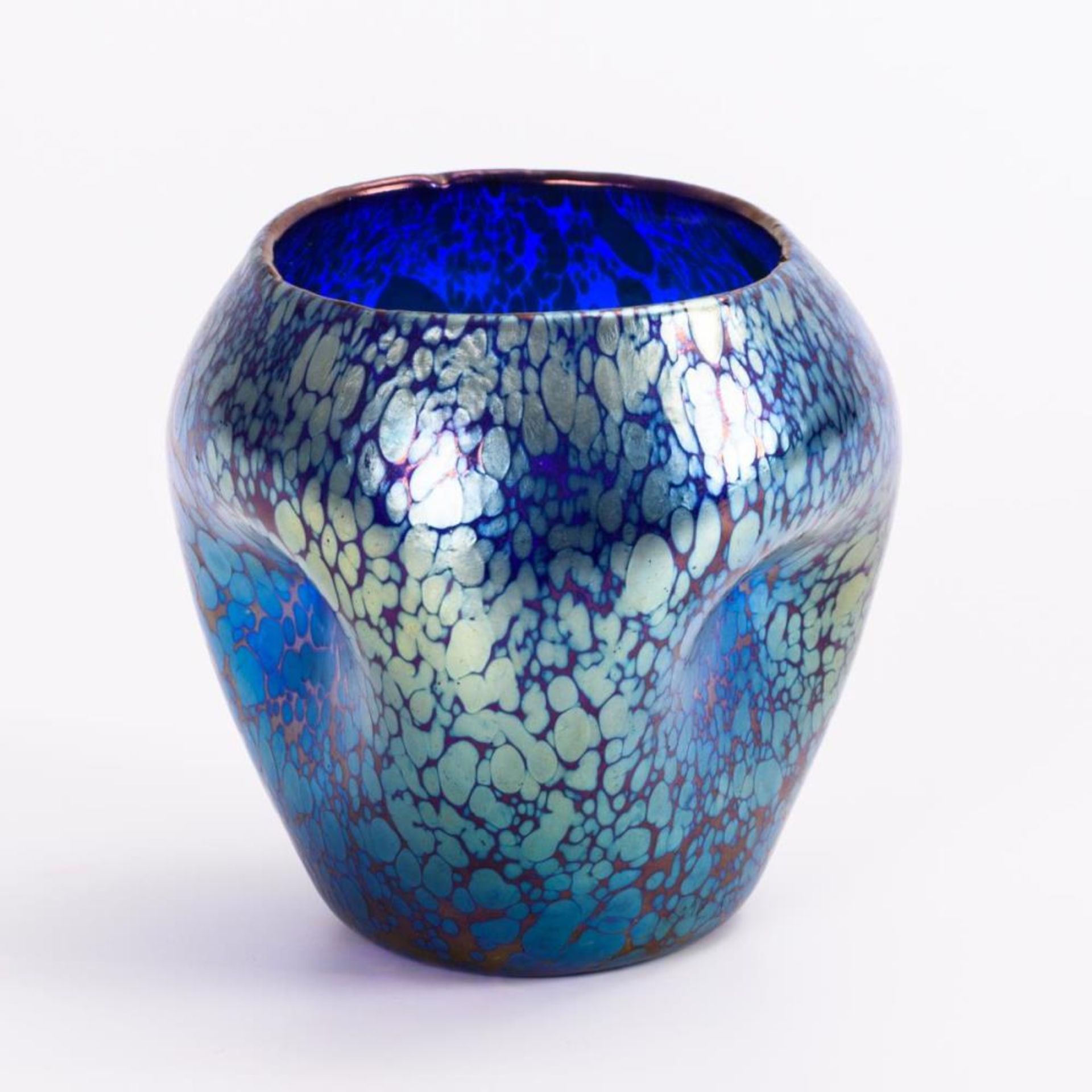 Jugendstil-Vase &quot;Cobalt Papillon&quot;