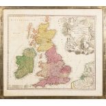 Landkarte von Gro&#223;britannien und Irland