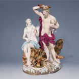 Seltene gro&#223;e Figurengruppe: Jupiter und Semele