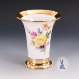 Kratervase mit Blumenmalerei