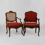 2 Louis-Quinze-Fauteuils