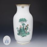 Gro&#223;e Vase mit Watteau-Malerei