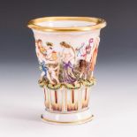 Vase mit Capodimonte-Dekor
